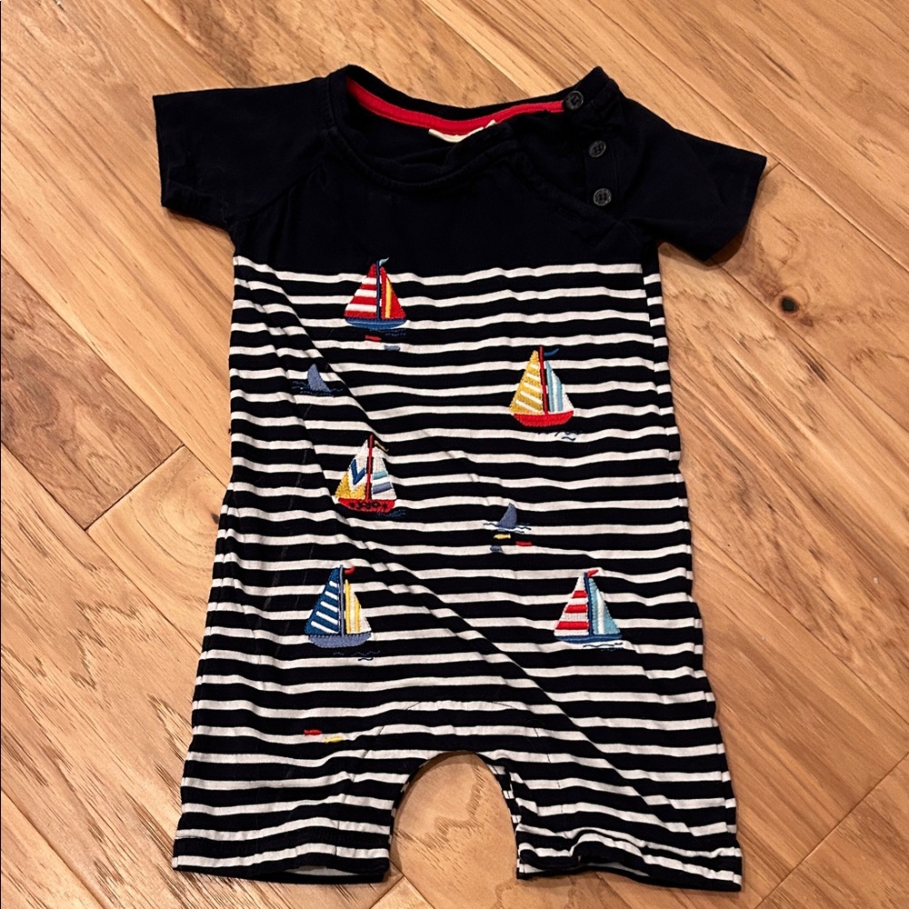 Nautical Striped Kids One Piece